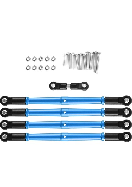 Metal Ön ve Arka Bağlantı Çubuğu Rot Çekme Çubuğu Servo Çubuk Arrma 1/8 Karton Outcast Notorıous Yükseltme Parçaları, Mavi (Yurt Dışından) fiyatları