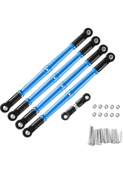 Metal Ön ve Arka Bağlantı Çubuğu Rot Çekme Çubuğu Servo Çubuk Arrma 1/8 Karton Outcast Notorıous Yükseltme Parçaları, Mavi (Yurt Dışından) modelleri