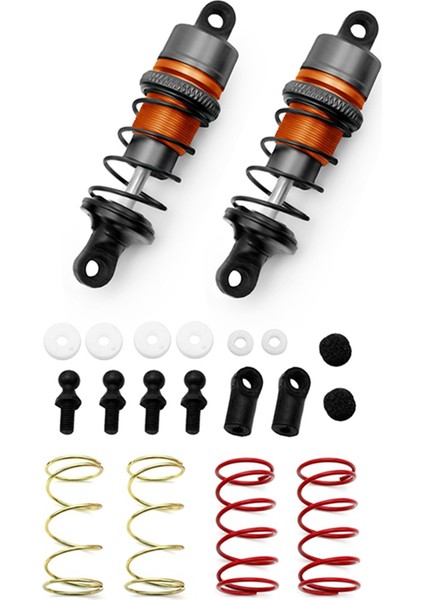 1/10 1 Çift Metal Hidrolik Amortisörler Rc Uzaktan Kumanda Araba Düz Yarış Drift Araba (67MM) Mor (Yurt Dışından) fiyatları
