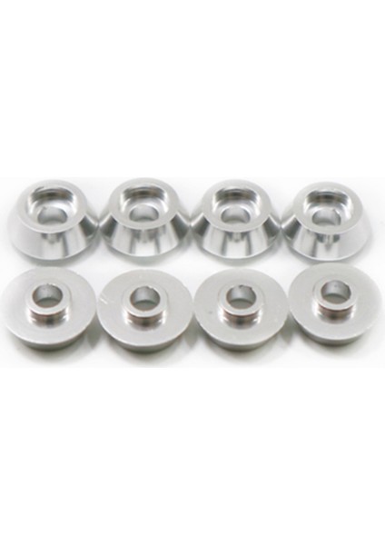 8 Adet Metal Biyel Vida Contası Pul Yıkayıcı Dinlenme Wpl C14 C24 C34 C44 Mn D90 D91 D99S Rc Araba, Gümüş (Yurt Dışından)