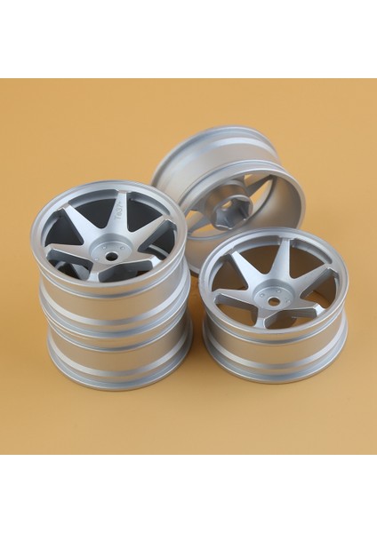 Adet 1/10 Rc On-Road Drift Araba Yarışı 52MM Metal Jant Tekerlek Hub Tamiya Kyosho Hsp Hpı Sakura Traxxas, Titanyum A (Yurt Dışından) fırsatları