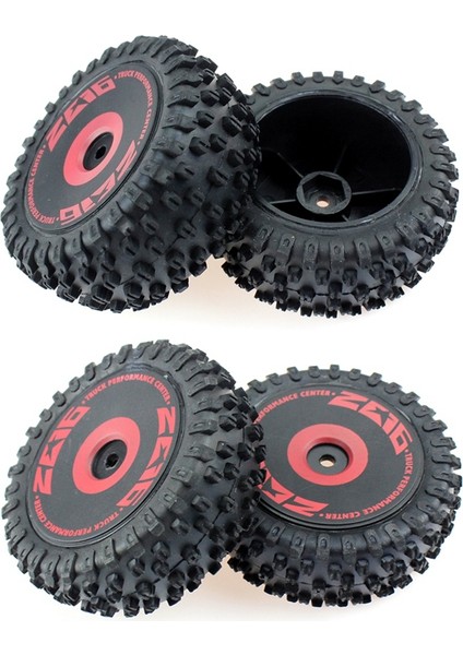 4 Adet Ön ve Arka Lastikler Jant Lastiği Wltoys 124016 1/12 Rc Araba Yükseltme Parçaları Yedek Aksesuarlar (Yurt Dışından)