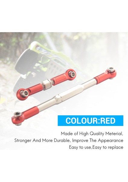 Metal Direksiyon Bağlantı Çubuğu Çekme Çubuğu Bağlar Amortisörler Seti Wpl C14 C24 C24-1 1/16 Rc Araba Yükseltme Parçaları, 1 (Yurt Dışından) indirimleri