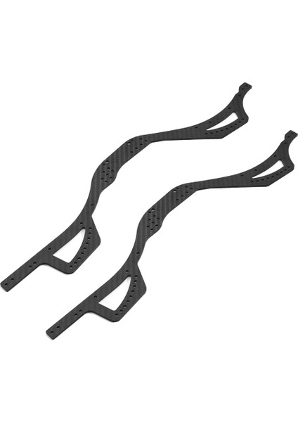 Çift Karbon Fiber Şasi Yan Plakalar Eksenel SCX10 Pro SCX10PRO Rc Araba Yükseltilmiş Parçalar (Yurt Dışından)