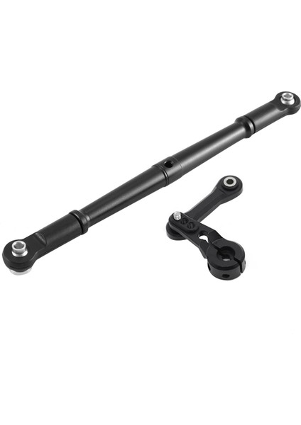 Metal Ön ve Arka Bağlantı Çubuğu Rot Çubuğu ile 25T Servo Kol Direksiyon Bağlantı Çubuğu Rc Araba Için Arrma 1/8 Kraton Outcast 6s Siyah (Yurt Dışından) fırsatları
