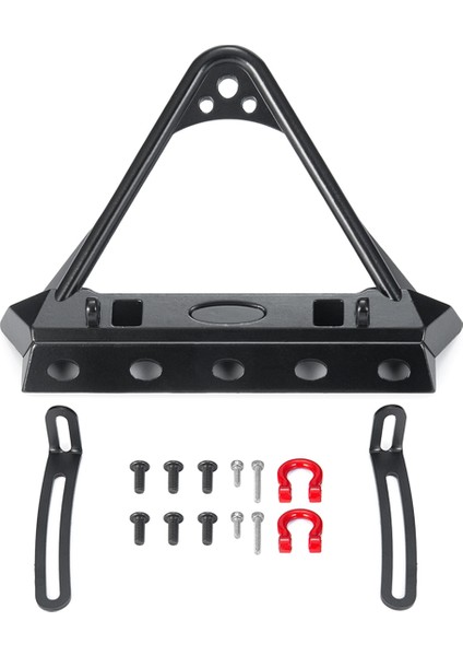 Metal Ön Tampon Çekme Kancası ile Eksenel SCX10 SCX10 Iı 90046 Traxxas Trx4 1/10 Rc Paletli Araba Yükseltme Parçaları (Yurt Dışından) indirimleri