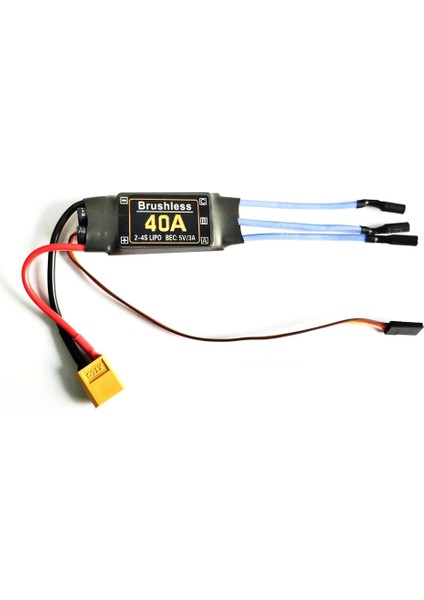 40A Fırçasız Esc XT60 Fiş Dayanıklı Rc Oyuncaklar Bileşenleri Aksesuarları Hız Kontrol Motoru Fpv Quadcopter Helikopter (Yurt Dışından)