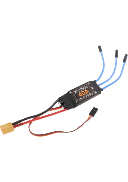 40A Fırçasız Esc XT60 Fiş Dayanıklı Rc Oyuncaklar Bileşenleri Aksesuarları Hız Kontrol Motoru Fpv Quadcopter Helikopter (Yurt Dışından)