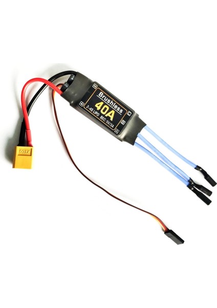 40A Fırçasız Esc XT60 Fiş Dayanıklı Rc Oyuncaklar Bileşenleri Aksesuarları Hız Kontrol Motoru Fpv Quadcopter Helikopter (Yurt Dışından)