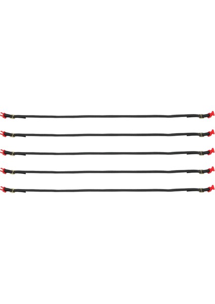 Adet Rc Araba Çatı Bagaj Rafı Halat Süslemeleri Askı 1/10 Rc Paletli Araba Eksenel SCX10 Traxxas Trx4 RC4WD D90 CC01, Kırmızı (Yurt Dışından)