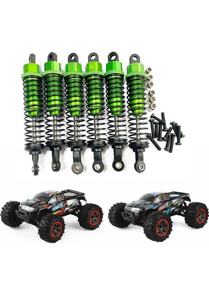 6 Adet Metal Yağ Amortisör Damperi Hosım Xınlehong Xlh 9125 9155 9156 1/10 1/12 Rc Araba Yükseltme Parçaları Aksesuarları, 2 (Yurt Dışından) indirimleri