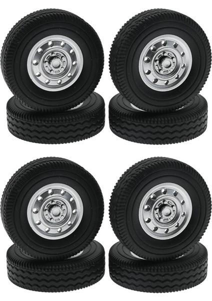 8 Adet Kauçuk Jant Lastik Lastik Wpl D12 Mini 1/16 Rc Sürüklenme Kamyonu Araba Yedek Parça Aksesuarları (Yurt Dışından)
