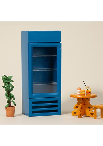 1/12 Ölçekli Minyatür Dollhouse Buzdolabı Dollhouse Dondurucu Mutfak Mobilyası Dekor Aksesuarları Beyaz (Yurt Dışından) fırsatları