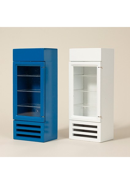 1/12 Ölçekli Minyatür Dollhouse Buzdolabı Dollhouse Dondurucu Mutfak Mobilyası Dekor Aksesuarları Beyaz (Yurt Dışından) indirimleri