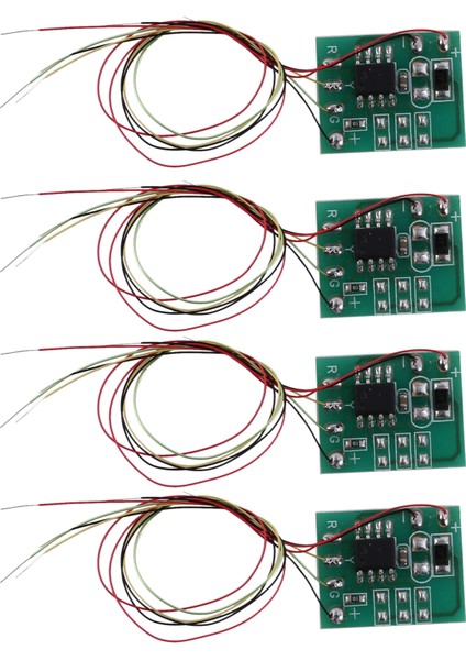 4 Adet Dıy Ölçekli Inşaat Kum Masa Modeli Devre Trafik Işığı Sinyal Modeli Ho Ölçekli Tren Demiryolu Minyatür (Yurt Dışından)