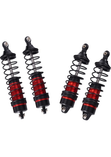 Adet Metal Ön ve Arka Amortisör Traxxas Slash 4x4 2WD Rustler Stampede Hoss 1/10 Rc Araba Yükseltme Parçaları, Kırmızı (Yurt Dışından)