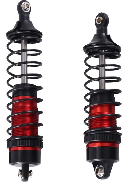 Adet Metal Ön ve Arka Amortisör Traxxas Slash 4x4 2WD Rustler Stampede Hoss 1/10 Rc Araba Yükseltme Parçaları, Kırmızı (Yurt Dışından)