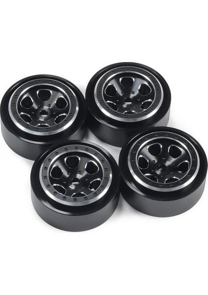 4 Adet 1.3 Inç Metal Beadlock Jant Tekerlek Hub TRX4M 1/18 Rc Paletli Araba Yükseltme Parçaları Aksesuarları, 5 (Yurt Dışından) fırsatları