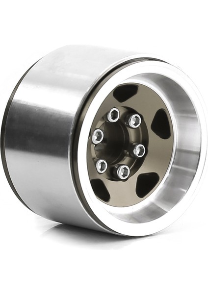 Adet 1.0 Inç Alüminyum Alaşımlı Beadlock Tekerlek Göbeği Jantları Rc Paletli Araba Eksenel SCX24 1/18 TRX4M Tekerlekler Parçaları, Bronz (Yurt Dışından) fırsatları