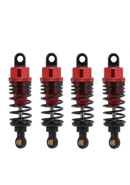 4 Adet Metal Amortisör Damperi Tamiya TT01 TT02 TA05 TL01 TA03 MF01X M05 M06 1/10 Rc Araba Yükseltme Parçaları, Kırmızı (Yurt Dışından)