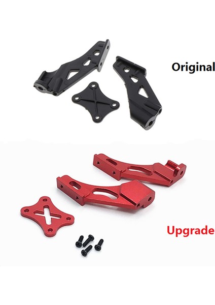 144001-1258 Metal Kuyruk Sabit Parçalar Kuyruk Kanat Firmware Bağlantı Parçaları Wltoys 144001 1/14 4WD Rc Araba Parçaları, Kırmızı (Yurt Dışından) fırsatları