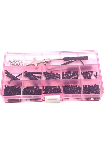 Wltoys 104009 104016 104018 12401 12402-A 12403 12404 12409 Yükseltme Parçaları Için Metal Vida Kutusu Kiti (Yurt Dışından)