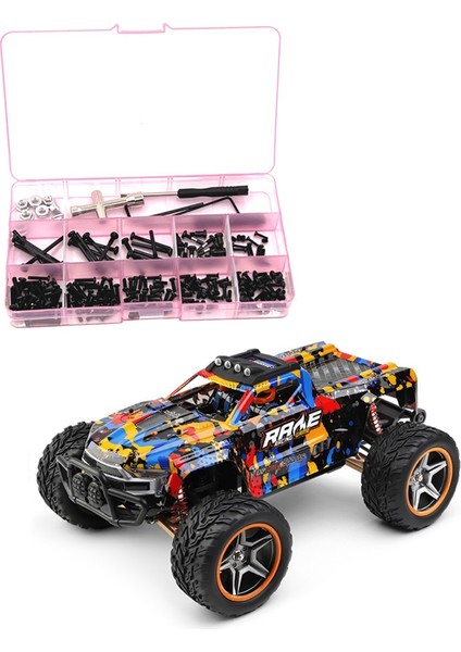 Wltoys 104009 104016 104018 12401 12402-A 12403 12404 12409 Yükseltme Parçaları Için Metal Vida Kutusu Kiti (Yurt Dışından)