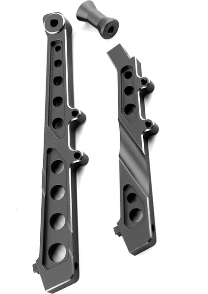 Arrma 1/7 Sınırsız Ihlal 6 S Blx Rc Araba Yükseltme Parçaları Aksesuarları Için Alüminyum Ön ve Arka Şasi Desteği, Siyah (Yurt Dışından) indirimleri