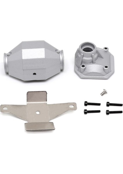 Metal Ön/arka Portal Aks Kapağı Dişli Kabuk Koruyucu ile 1/10 Rc Paletli Eksenel SCX10 I Iı 90046 Yükseltme Parçaları, 2 (Yurt Dışından)