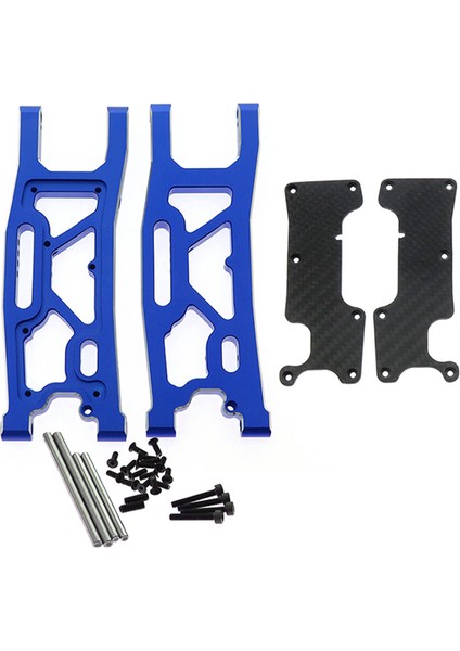 Alüminyum Arka Süspansiyon Kolu Karbon Fiber Kapaklı 1/8 Traxxas Kızak 95076-4 Rc Araba Yükseltme Parçaları Aksesuarları, 3 (Yurt Dışından)