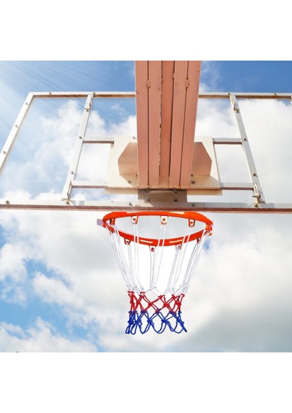 32 cm Duvara Monte Basketbol Potası Netleştirme Metal Jant Asılı Sepet Sepeti-Top Duvar Jantı Vidalar ile Kapalı Açık Spor (Yurt Dışından) fırsatları