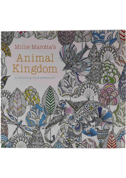 Çocuk Yetişkin Hayvan Krallığı Hazine Avı Boyama Boyama Kitabı (Yurt Dışından)