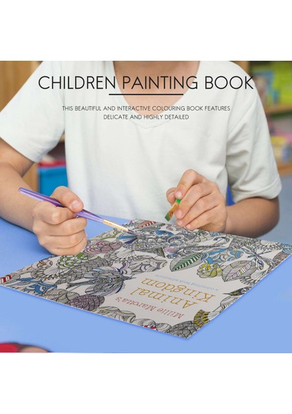 Çocuk Yetişkin Hayvan Krallığı Hazine Avı Boyama Boyama Kitabı (Yurt Dışından) modelleri