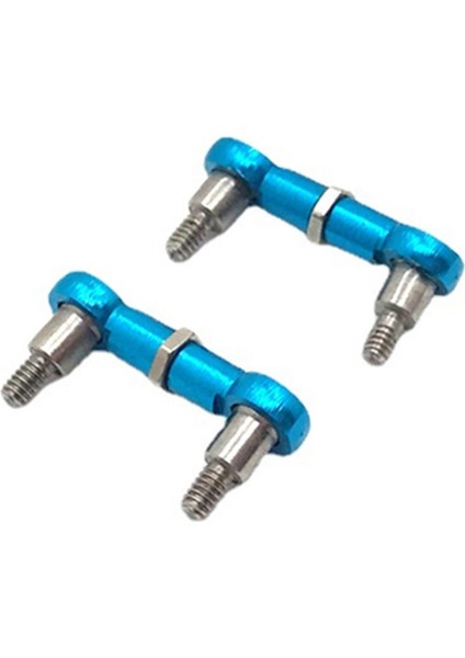 Metal Arka Küresel Mafsal Çubuk Bağlantı Çubuğu Wltoys K969 K979 K989 K999 P929 P939 1/28 Rc Araba Yükseltme Parçaları Aksesuarları, Mavi (Yurt Dışından)