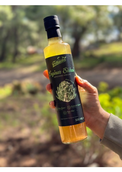 Doğal Fermente Katkısız ve Organik Enginar Sirkesi 500ML modelleri