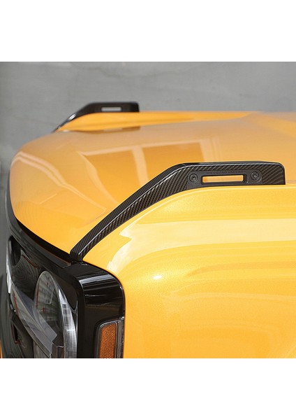 Ön Motor Genişletilmiş Kapak Trim Etiket Dekoratif Ford Bronco 2021 2022 Aksesuarları, Abs Karbon Fiber (Yurt Dışından) indirimleri