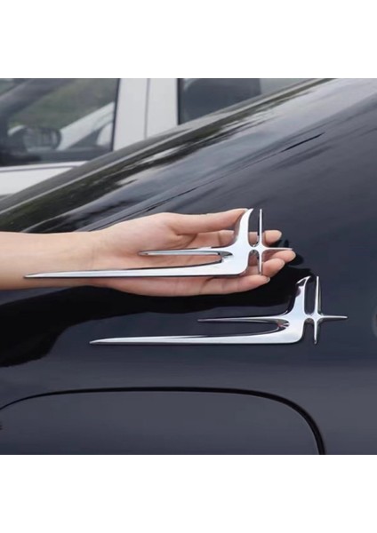 2 Adet Mercedes-Benz Için Uygun C260L E300L C200L Kuyruk Plakası Yan Araba Etiket Aksesuarları Özel Tip (Yurt Dışından) modelleri