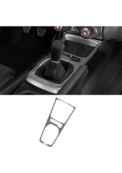 Chevrolet Camaro 2010-2015 Için Karbon Fiber Orta Konsol Manuel Vites Paneli Kapağı Döşeme Iç Aksesuarlar Lhd (Yurt Dışından) fırsatları