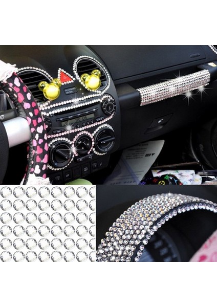 504 Adet 6mm Dıy Bling Kristal Kendinden Yapışkanlı Yapay Elmas Etiket (Yurt Dışından)