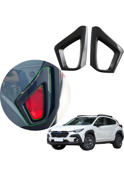 Subaru Crosstrek 2023 2024 Için Araç Arka Sis Lambası Aydınlatma Koruması Trim Aksesuarları Abs Karbon Fiber (Yurt Dışından) fiyatları