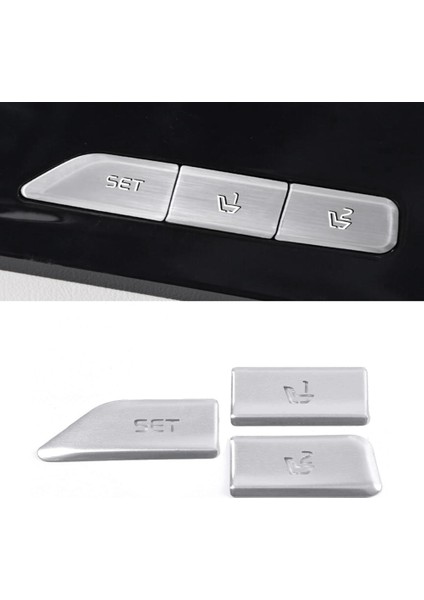 Araba Alüminyum Alaşımlı Koltuk Hafıza Düğmesi Etiket Trim Kia Carnival Ka4 2020 2021 2022 Kırmızı (Yurt Dışından) fırsatları