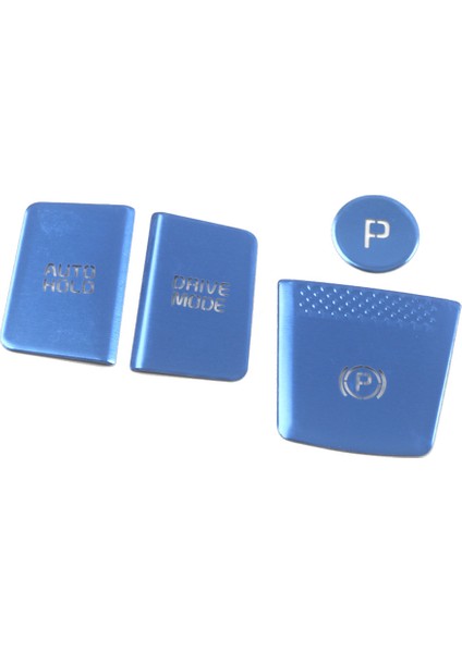 Kia Carnival Ka4 2021 2022 Alüminyum Alaşımlı Araba Motoru Başlat Durdur Itme Kapağı El Freni Düğmesi Kapağı Trim Mavi (Yurt Dışından)