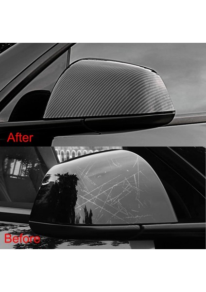 2021 2022 Tesla Model 3 Dış Aksesuarlar Için Yan Dikiz Aynası Kapağı Trim, Abs Karbon Fiber (Yurt Dışından)