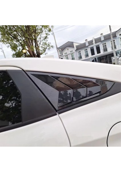 Toyota Yaris Ativ/vios 2023 2024 Araba Pencere Panjur Üçgen Panjur Spoiler Kapak Trim Aksesuarları Abs Karbon Fiber (Yurt Dışından) fiyatları