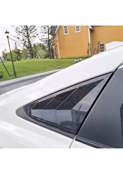 Toyota Yaris Ativ/vios 2023 2024 Araba Pencere Panjur Üçgen Panjur Spoiler Kapak Trim Aksesuarları Abs Karbon Fiber (Yurt Dışından) fırsatları
