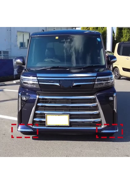 Araba Ön Tampon Köşe Kapak Trim Için Daihatsu Tanto Özel LA650S LA660S 2023 Aksesuarları (Yurt Dışından)