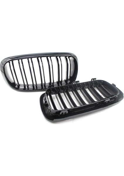 Çift Araba Izgarası Çift Hatlı Ön Böbrek Bmw F15 F16 X5 X6 F85 F86 X5M X6M 2014-2018 Yedek Yarış Izgaraları (Yurt Dışından)