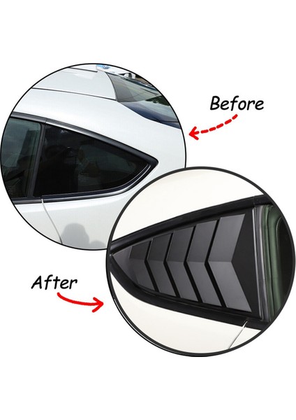 Araba Arka Üçgen Güneşlikler Cam Güneşlik Subaru Brz Toyota 86 2022+ Araba Trim Aksesuarları Mat Siyah (Yurt Dışından) indirimleri