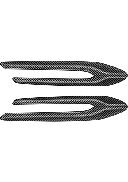 Araba Karbon Fiber Yan Kanat Amblem Kapak Trim Çıkartmalar Araba Dış Şekillendirici Yan Kanat Çamurluk Mazda Cx-60 2022+ Rhd (Yurt Dışından)