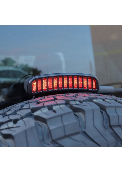 Ford Bronco 2021 2022 Aksesuarları Siyah Için 3rd Üçüncü Yüksek Fren Lambası Lamba Kapağı Trim (Yurt Dışından)